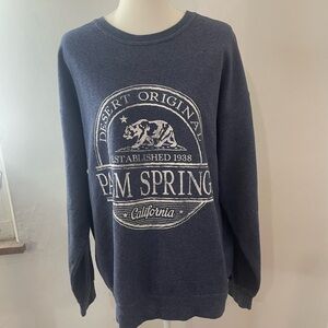 Vintage MVP paper tag Pam Springs Navy Sweatshirt